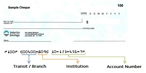 Sample Cheque